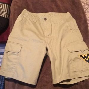 WVU Khaki shorts